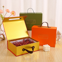 Boîte de luxe en carton pliable magnétique pour vêtements, emballage personnalisé pour mariage, Noël, Halloween, anniversaire, emballage cadeau