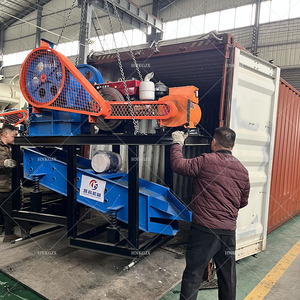 Frantoio per pietre dure con capacità di lavorazione di 15 t/h e vaglio vibrante per la produzione di <span class=keywords><strong>materiali</strong></span> da costruzione di diverse dimensioni - Product Image 5