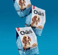 Sachets personnalisés de 0,5 kg, 1 kg, 1,5 kg, 2 kg, 5 kg, imprimés sur mesure, pour aliments secs pour animaux de compagnie, scellés sur huit côtés, pour nourriture pour chats et chiens