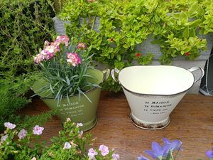 Bac à fleurs en fer épaissi de style <span class=keywords><strong>japonais</strong></span>, à double poignée, écoresponsable, idéal pour les jardins domestiques – Meilleures ventes - Product Image 5