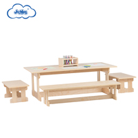 Mobilier moderne en bois pour crèche primaire Montessori Chaise de garderie en bois pour enfants
