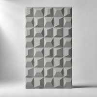 Panneau mural en PU léger 3D géométrique effet pierre, moderne, à lignes facettées, panneau décoratif en mousse, revêtement imperméable pour la maison et la salle de sport