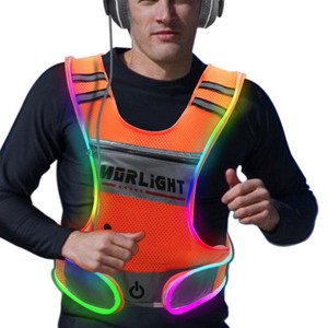 Venta caliente <span class=keywords><strong>en</strong></span> <span class=keywords><strong>Amazon</strong></span> LED <span class=keywords><strong>trabajo</strong></span> <span class=keywords><strong>de</strong></span> seguridad chaleco reflectante con bolsillo - Product Image 1