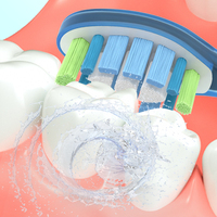 Cabezales de cepillo de dientes al por mayor, blancos y negros, para C1/C2/C3/G2/G3/W2/W3