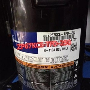 คอมเพรสเซอร์ทำความเย็น Copeland รุ่น ZP67KCE-TFD-250 ใช้กับสารทำความเย็น R410A เท่านั้น - Product Image 1