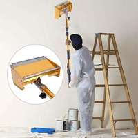 Nouveau 2024 Spatule à peinture murale en métal de 10 1/2 pouces, outil de lissage de plâtre carré et plat pour cloisons sèches, pour peinture blanche, DIY