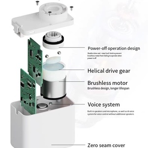 Rail de rideau électrique intelligent WiFi entièrement automatique, moteur compact en alliage d'aluminium, <span class=keywords><strong>rideaux</strong></span> modernes minimalistes pour Bar Mitzvah - Product Image 3