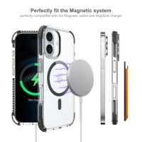 WOWCASE étui de téléphone Premium pour iPhone 16 étui 3M Anti-chute antichoc magnétique étui mobile pour 15 16 pro max 16 plus 16 15 pro
