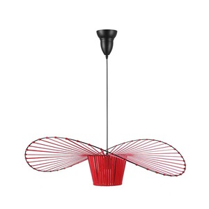 Nordic <span class=keywords><strong>Vertigo</strong></span> Chapeau De Paille Lustre Français Tissu <span class=keywords><strong>Restaurant</strong></span> Salon et Chambre Designer - Product Image 5