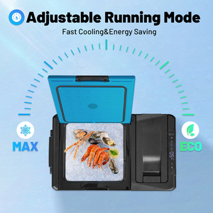 Réfrigérateur portable <span class=keywords><strong>Alpicool</strong></span> KT Easy Carry, glacière de camping, charge solaire, mini congélateur, capacité 12V, double usage, réfrigérateur de voiture - Product Image 3