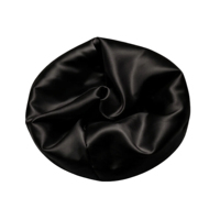 Casquette de sport doublée satin avec logo personnalisé, bonnet maintien coiffure, broderie réfléchissante, élastique, pour le sport et le quotidien