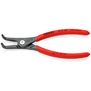 KNIPEX 49 21 A21 SB Alicates de precisión para circlips externos en ejes Recubiertos de resina - Product Image 1