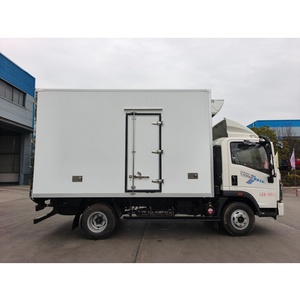 Camión Refrigerado HOWO de 160HP, Vehículo de Transporte Refrigerado para el Transporte Refrigerado <span class=keywords><strong>y</strong></span> Congelado de Frutas <span class=keywords><strong>y</strong></span> Carne - Product Image 4
