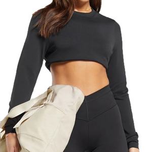 Camiseta de Yoga Extra Grande para Mujer, Camiseta de Yoga Personalizada al por Mayor, Manga Larga, Holgada, Lisa, Camiseta sin Mangas de Yoga para Mujer - Product Image 2