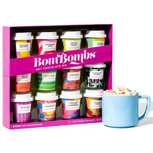 Coffret Cadeau Préparations Chocolat Chaud Artisanales – Emballage Mini Tasses Modernes – Saveurs de Desserts Variées : Biscuits Rocky Road, Tarte au Beurre et à la <span class=keywords><strong>Citrouille</strong></span>, et Plus Encore - Product Image 1