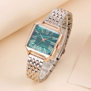 Ladies Watch Small Green Watch Steel Band Quartz Watch + Ring <b>Set</b> <b>Gift</b> Box Wrapped Holiday Women's <b>Gift</b> <b>Set</b> - Product Image 1