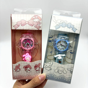 Kinderen Cartoon Doos Horloges Basisschool Meisjes Schattige Wijzer Lichtgevende Horloges Kleuterschool Speelgoed Licht Horloges - Product Image 2