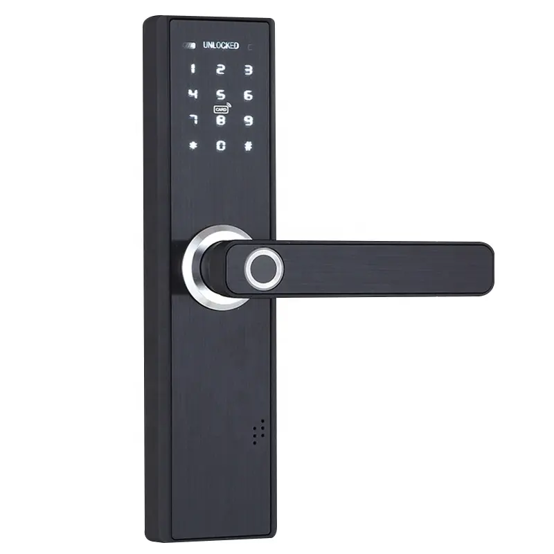 Factory High End WiFi Smart Lock Multifunction Muliti Unlock Method Smart Door Lock