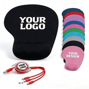 Factory Wholesale Customized <b>Mouse</b> <b>Pad</b> Promotion Business Desk Mat Rubber Pvc Printing Logo Wrist Rest Eva Mousepad - Product Image 1