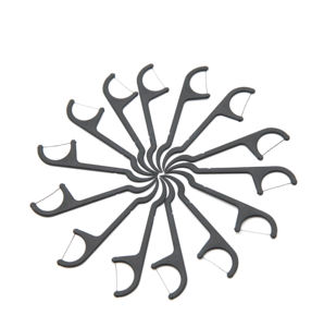 Limpieza de dientes orales con sabor a menta, hilo <span class=keywords><strong>dental</strong></span> de carbón de bambú, 50 Uds. Por bolsa - Product Image 5