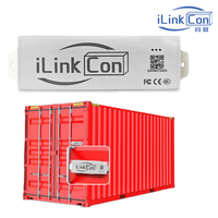 Traceur GPS ILinkCon pour conteneurs WiFi LBS PC 1 an Capteur de température et d'humidité Courant 4-20mA Tension analogique 1-5V Étanche 4G