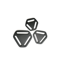 Boucles de ceinture en métal triangle personnalisées pour collier de chien, boucles de laisse de chien