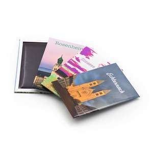 3D Tin Embossed Metal <b>Fridge</b> Magnet Picture Steel Metal Logo Paris France Custom <b>Fridge</b> Magnet - Product Image 1