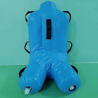 Peralatan Bermain Air Tiup Roller Coaster Uji Coba Boneka Manusia Buatan Kantong Air 90kg