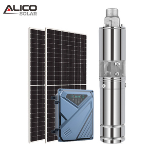 Système de pompe à eau solaire 48V, kit de pompe solaire pour puits, utilisation agricole et domestique pour jardin, système de pompe solaire 2 kW, panneau solaire 410W - Product Image 2