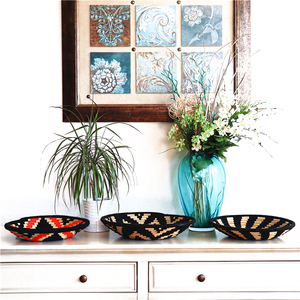 Assiette UN Suspendre En Jonc De Mer Décoration Murale Couleur <span class=keywords><strong>Du</strong></span> Panier Accessoires Muraux Salle Bain Supplier Dinterieur - Product Image 3