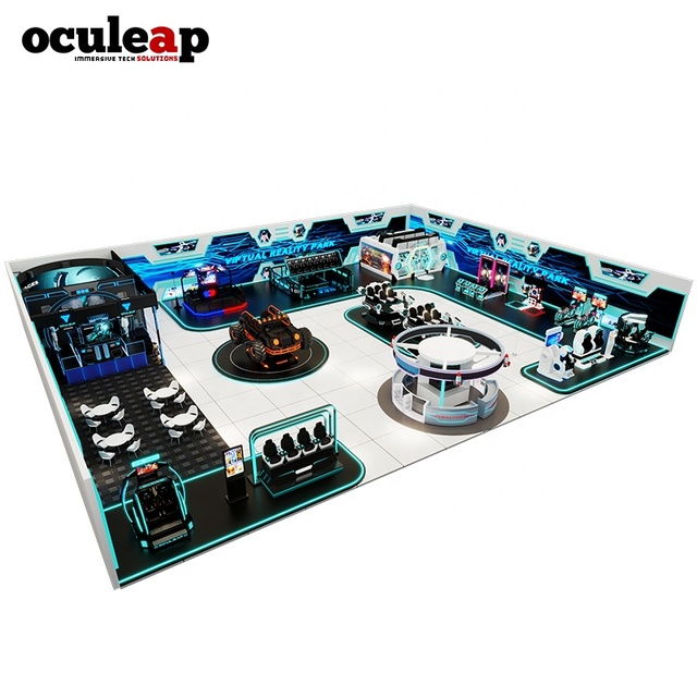 VR Theme Park Customized Factory Virtual Reality Adventure Amusement Park Arcade Games VR Game Machine 7D 9D 12D Roller Coaster