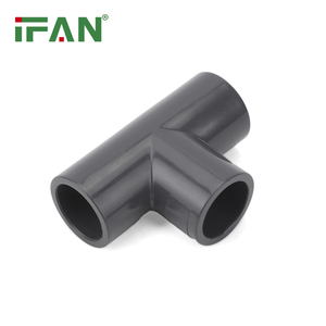 Ifan ASTM d1785 PVC chèn phù hợp 1/2 ''-4'' PVC đường ống nước phù hợp màu xám khớp nối khuỷu tay TEE uPVC Ống phù hợp - Product Image 3