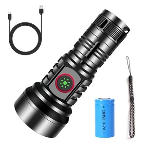 Mini Portable SST40 LED <b>Flashlight</b> 18350 Rechargeable Outdoor Aluminum Alloy <b>Torch</b> With Dimmer Light White - Product Image 1