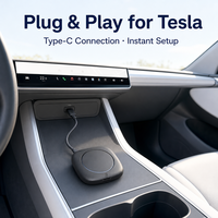 Android 13 8 Core Smart Carplay Ai Box Kompatibel untuk Sistem Tesla AMD 2022 Wireless Carplay Box Mendukung youtube netflix