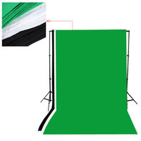 Kit de studio photo professionnel en métal avec 5 supports de lampes et support de fond