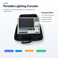 Consola de Iluminación DMX Móvil Mini Quartz con Pantalla Táctil de 10 Pulgadas, 4 Salidas DMX, Controlador de Luces Art-Net I5/i7