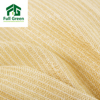 Filet d'ombrage à œillets en PE vert, protection UV et imperméable, pour fermes et jardins, prix compétitifs, 110 g/m², en rouleau, Chine