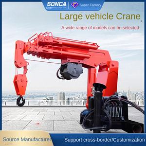 Grue à bras articulé détachable SONCA pour camion, grue autoportante, télécommande sans fil, grue de levage fixe, 10 tonnes - Product Image 3