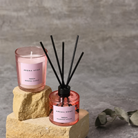 Coffret Cadeau Diffuseur d'Huiles Essentielles Parfum d'Ambiance Maison Longue Durée Luxe Aromathérapie Noël Sans Alcool 2 Mois