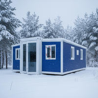 Maisonnette préfabriquée de 30 pieds résistante au sel pour la côte et les communautés balnéaires, idéale pour les vacances – Maisons préfabriquées en usine à vendre