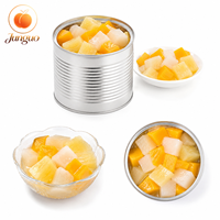 Fabrieksdirect Gemengde Fruitcocktail Geblikte Gele Perzik Peer Ananas Groothandel Private Label Export Leverancier