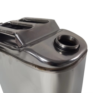 Bidon en acier inoxydable 20L pour stockage de carburant – Conteneur métallique portable pour essence et diesel - Product Image 2