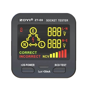 NOUVEAU STOCK Testeur de Prises Intelligentes ZOYI ZT-E8 ZT-E4 ZT-E2 ZT-E10 - Product Image 1