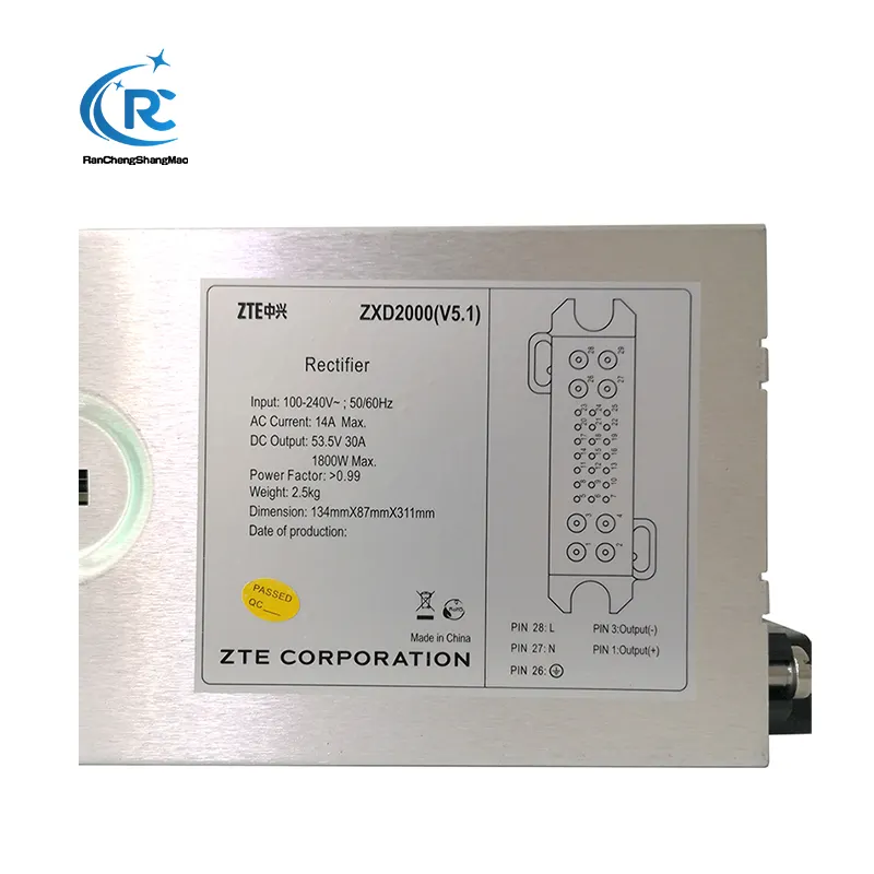 ZTE ZXD2000整流器モジュール1800w100/240vベースステーション用テレコム電源ユニット