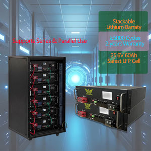 25.6V 100Ah-400Ah IP65 cellule solaire batterie à Cycle profond <span class=keywords><strong>Rechargeable</strong></span> Lithium fer pour entreprise à domicile bon stockage d'énergie Type divisé - Product Image 1