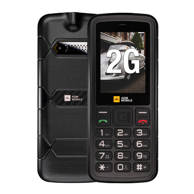 [FCA Hong Kong] AGM M9 2G IP68 IP69K Waterproof 1000mAh 2.4 Inch Mobile Phone Rugged Cheapest 2G Phone Feature Phone