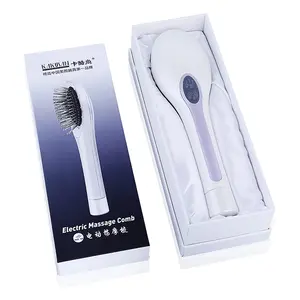 Hoofdhuid Head Massage Kam Elektrische Led Rood Licht Detangling Hair Brush