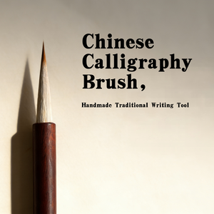 Pinceau <span class=keywords><strong>de</strong></span> calligraphie classique Lingfeng fait main en poils <span class=keywords><strong>de</strong></span> loup, artisanat traditionnel, structure à double poils, élasticité supérieure pour - Product Image 5