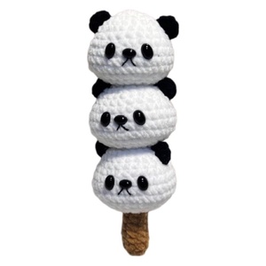 Handgemachte Häk elgarn puppe Charms - Capybara, Panda & Piggy String Dolls | Fertige gestrickte Tiers chl üssel anhänger/Taschen anhänger - Product Image 4