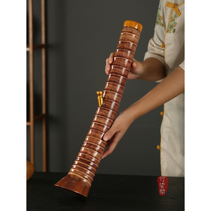 Bamboo Hookah Straight Type Lacquer Finish Durable Men's Mouthpiece Tobacco Holder - Product Image 1